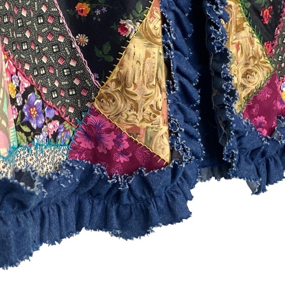 Handmade patchwork vest - Picture 6 of 9